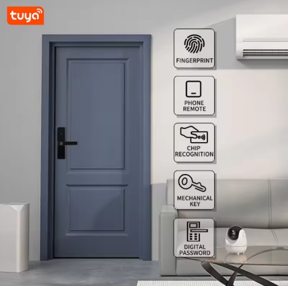 قفل ذكي للباب الألمنيوم - Image 4
