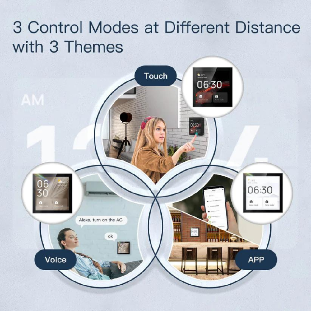 شاشة تحكم 4 انش مع 4 دوائر كهرباء - Image 3